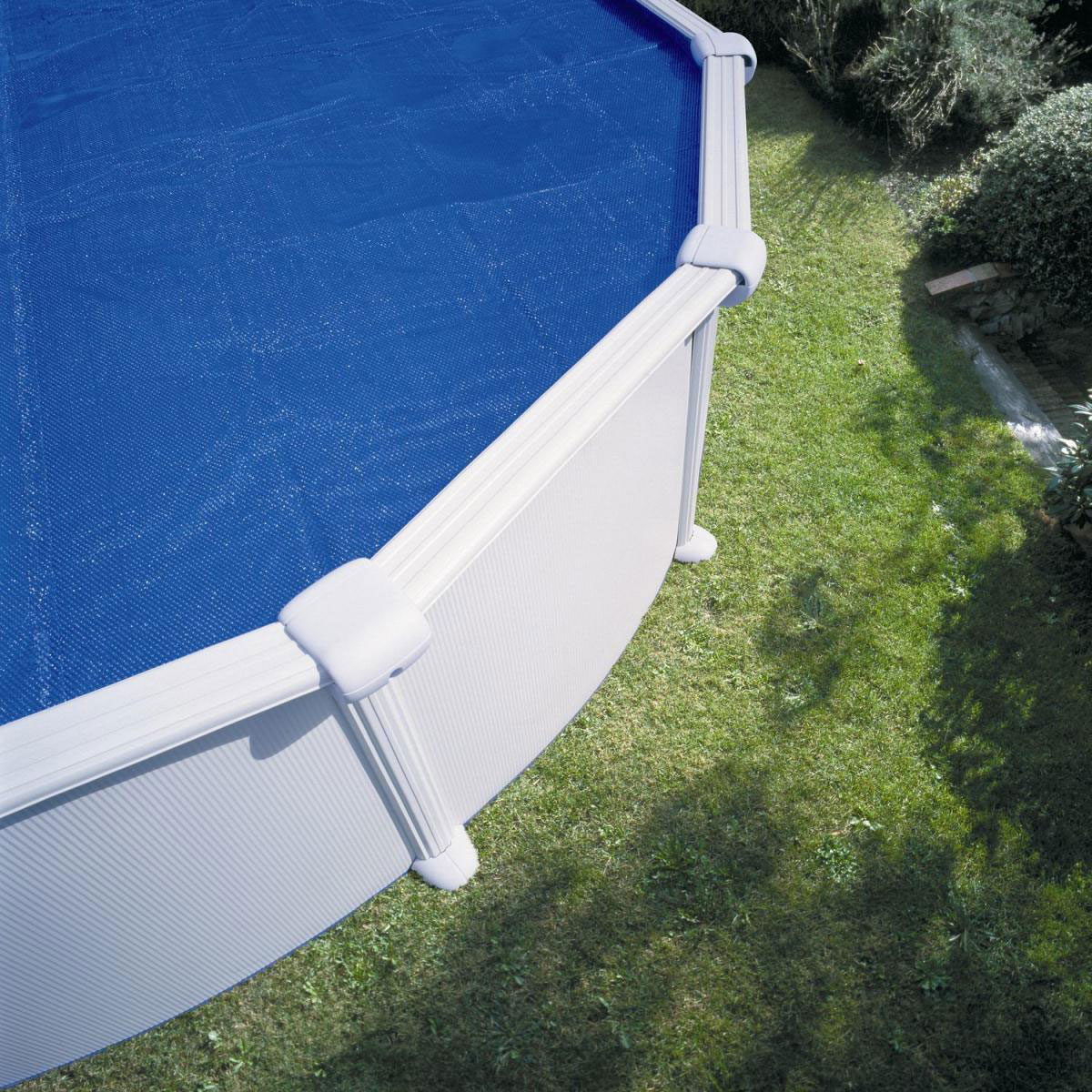 Thermoabdeckplane oval 915 x 470 cm anti UVA