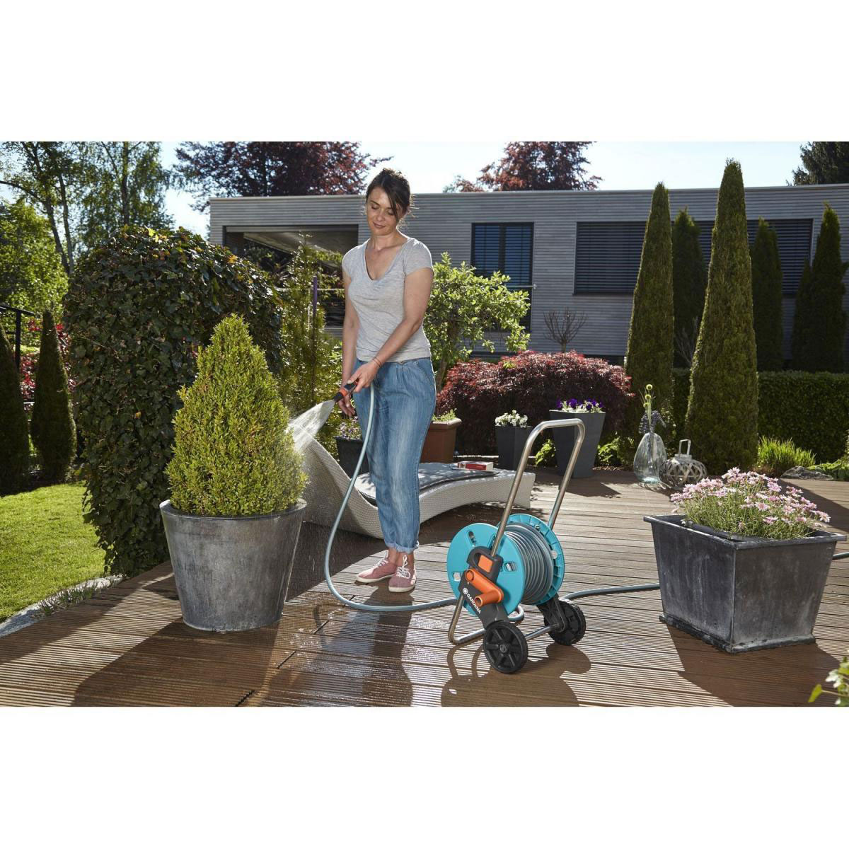 Gardena SchlauchwagenSet AquaRoll S 214240