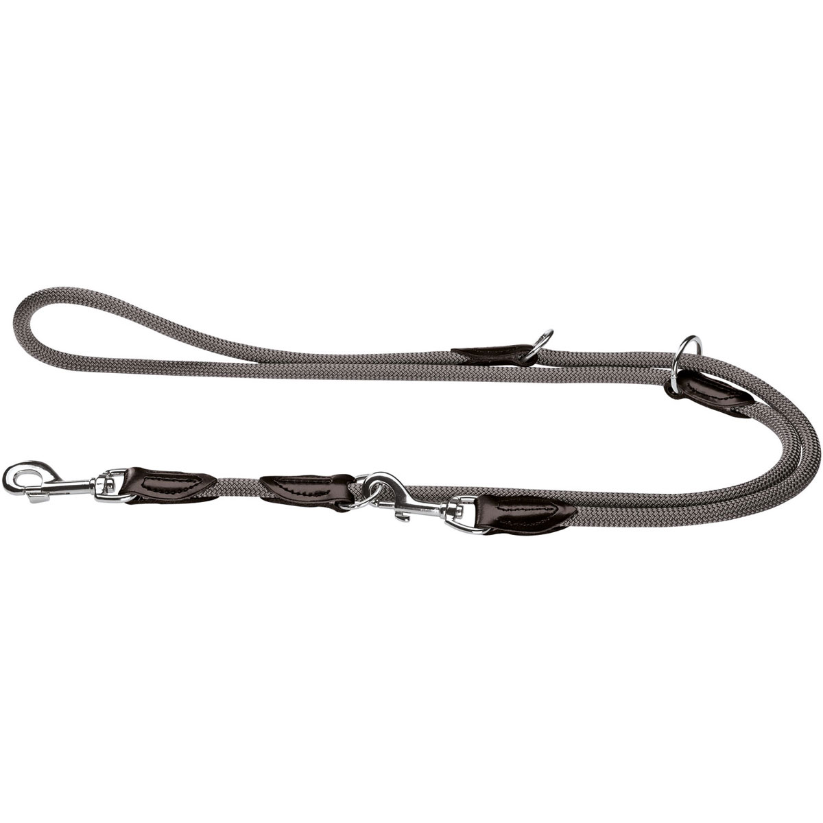 Hunter Verstellbare Führleine Freestyle grau 10 mm Hunter Verstellbare Führleine Freestyle grau 10 mm