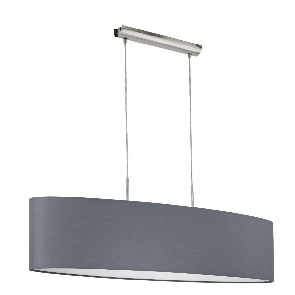 Eglo Hängeleuchte Pasteri nickel/grau 100 cm Eglo Hängeleuchte Pasteri nickel/grau 100 cm