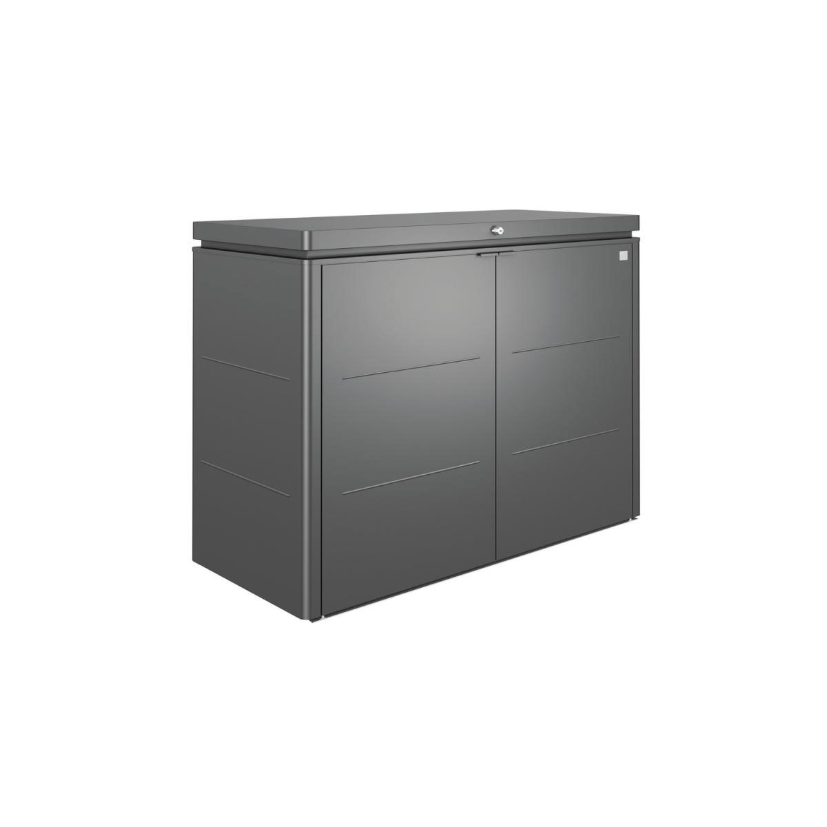 Biohort Gartenschrank HighBoard Größe 160/200 schwarz