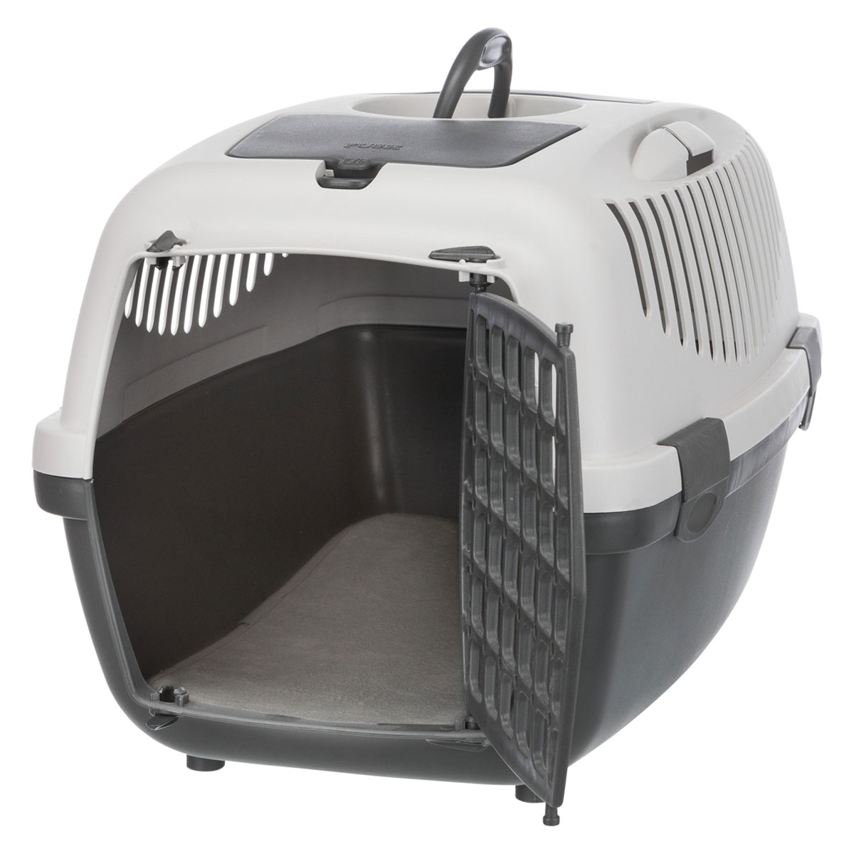 Trixie Be Eco Transportbox Capri 2 Größe XS-S 37 x 34 x 55 cm anthrazit/grau-grün