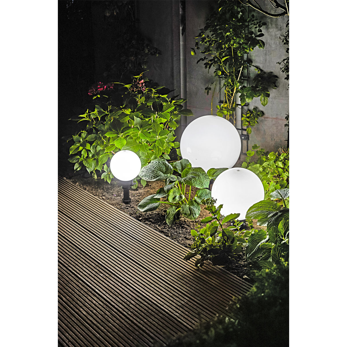 näve Kugelerdspießleuchte Durchmesser 20 cm schwarz Bild 7