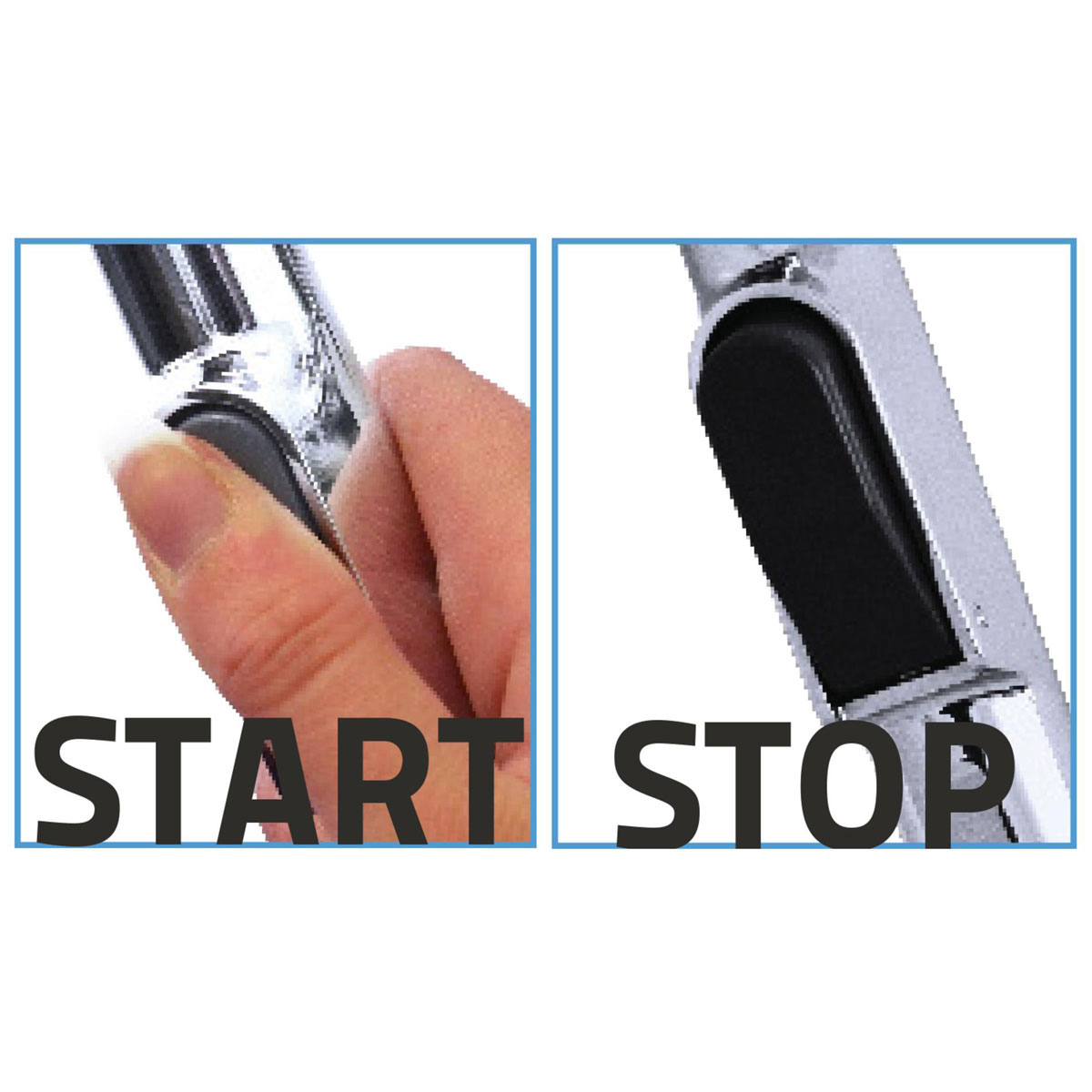 Ridder  Duschkopf Santa Cruz mit Schalter chrom Bild 7