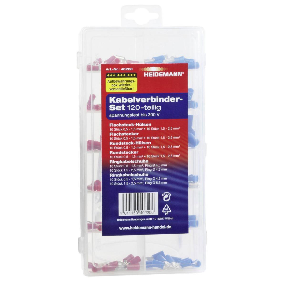 Kabelverbinder-Set 120-teilig