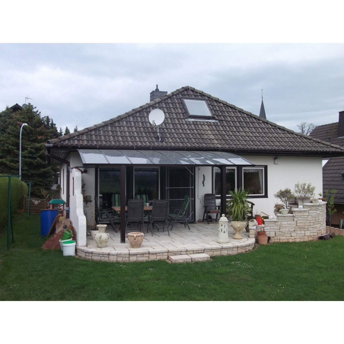 Ximax Carport Alu Portoforte 80 Mattbraun Bild 3