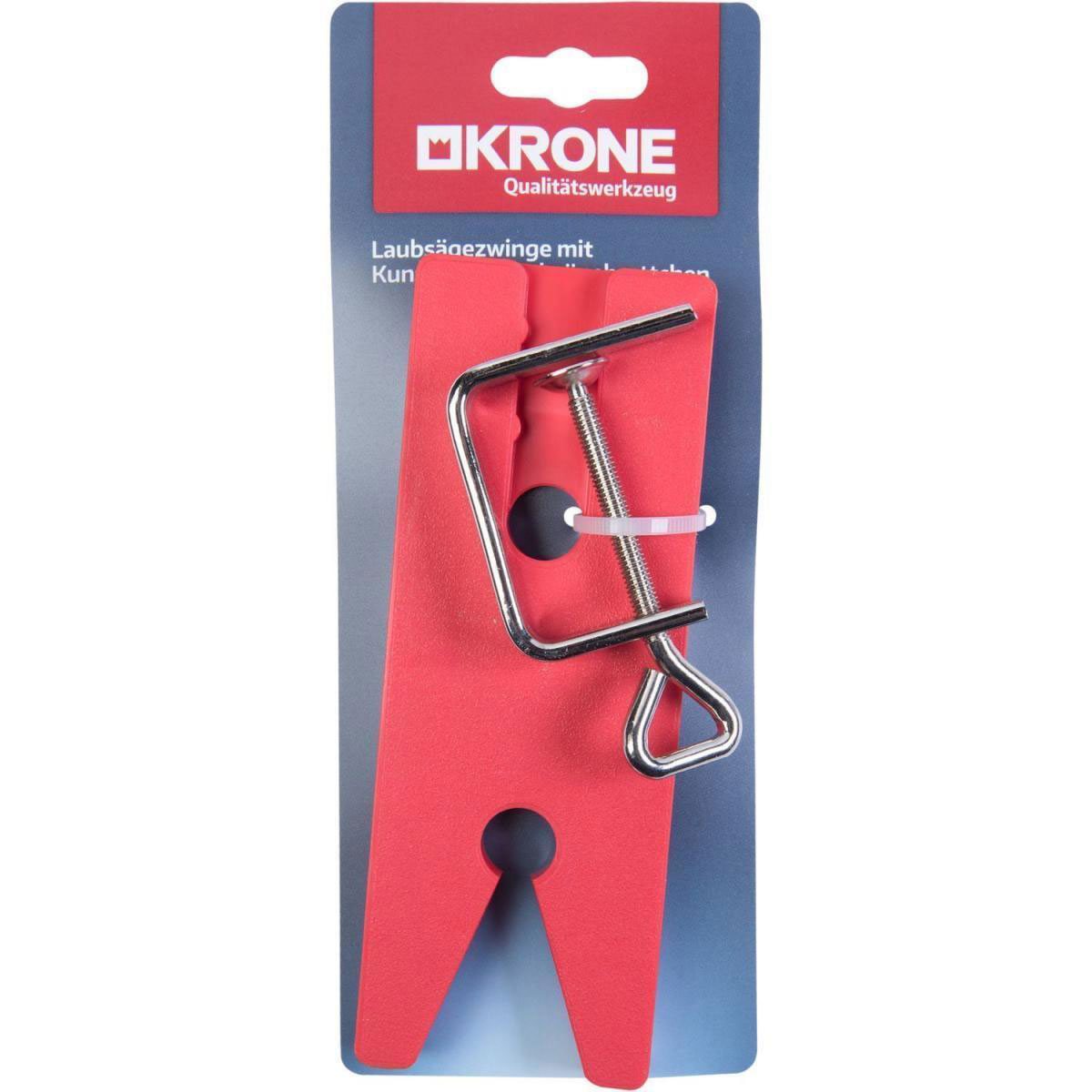 Krone Laubsägezwingen 50 mm Kunststoff Bild 1