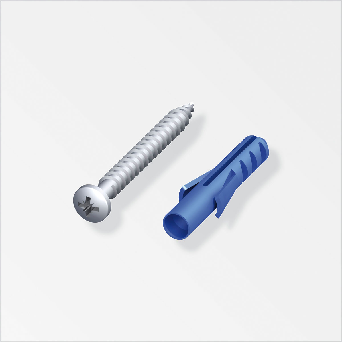 Alfer Linsenkopfschraube Clipstech-Plus mit Dübel 3 x 30 mm 10 Stück
