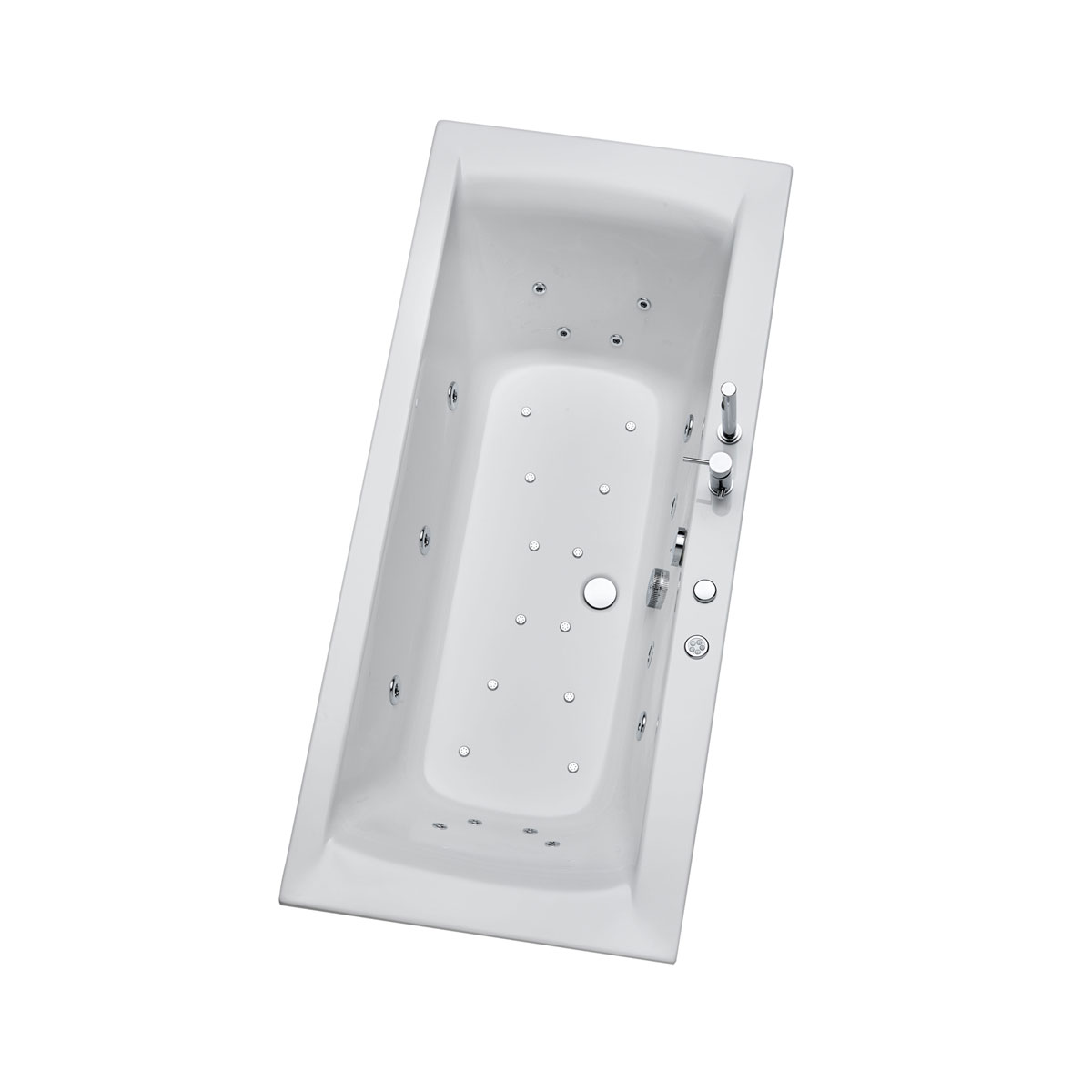 Ottofond Whirlpool-Komplettset Rosa 170 x 75 cm inklusive S2000 WE und Farblichtwechsler  Bild 1