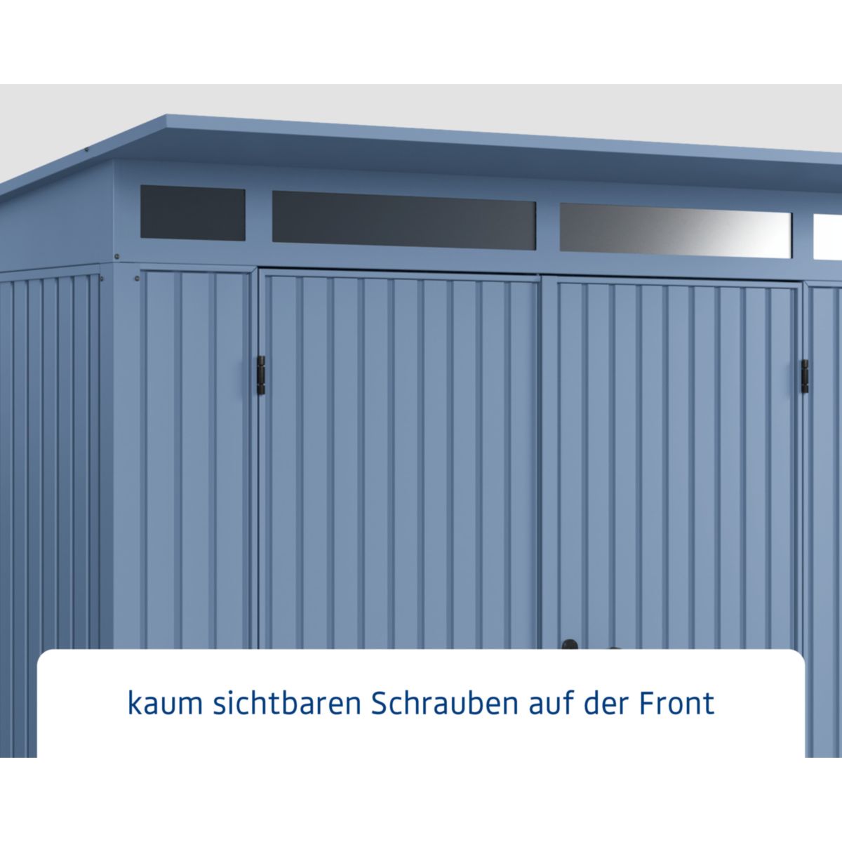EcoStar  Gerätehaus Trend-PTyp 2RAL5014 2 flg Bild 4