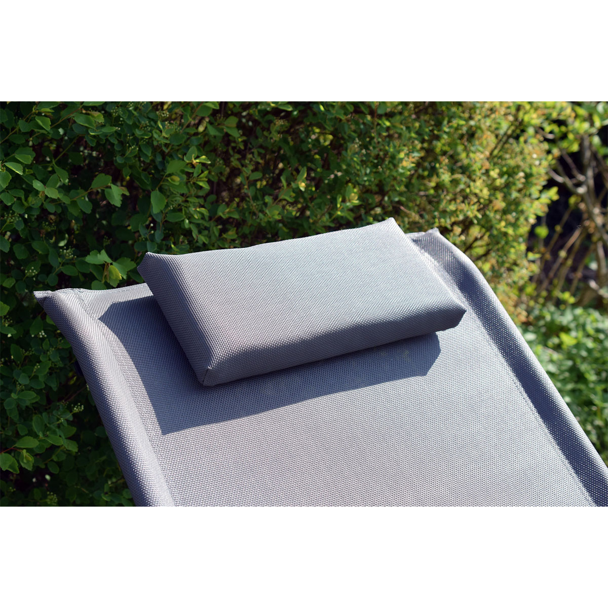 Chillroi  Schaukelgartenstuhl grau Gartenliege Liegestuhl Sonnenliege  Bild 3