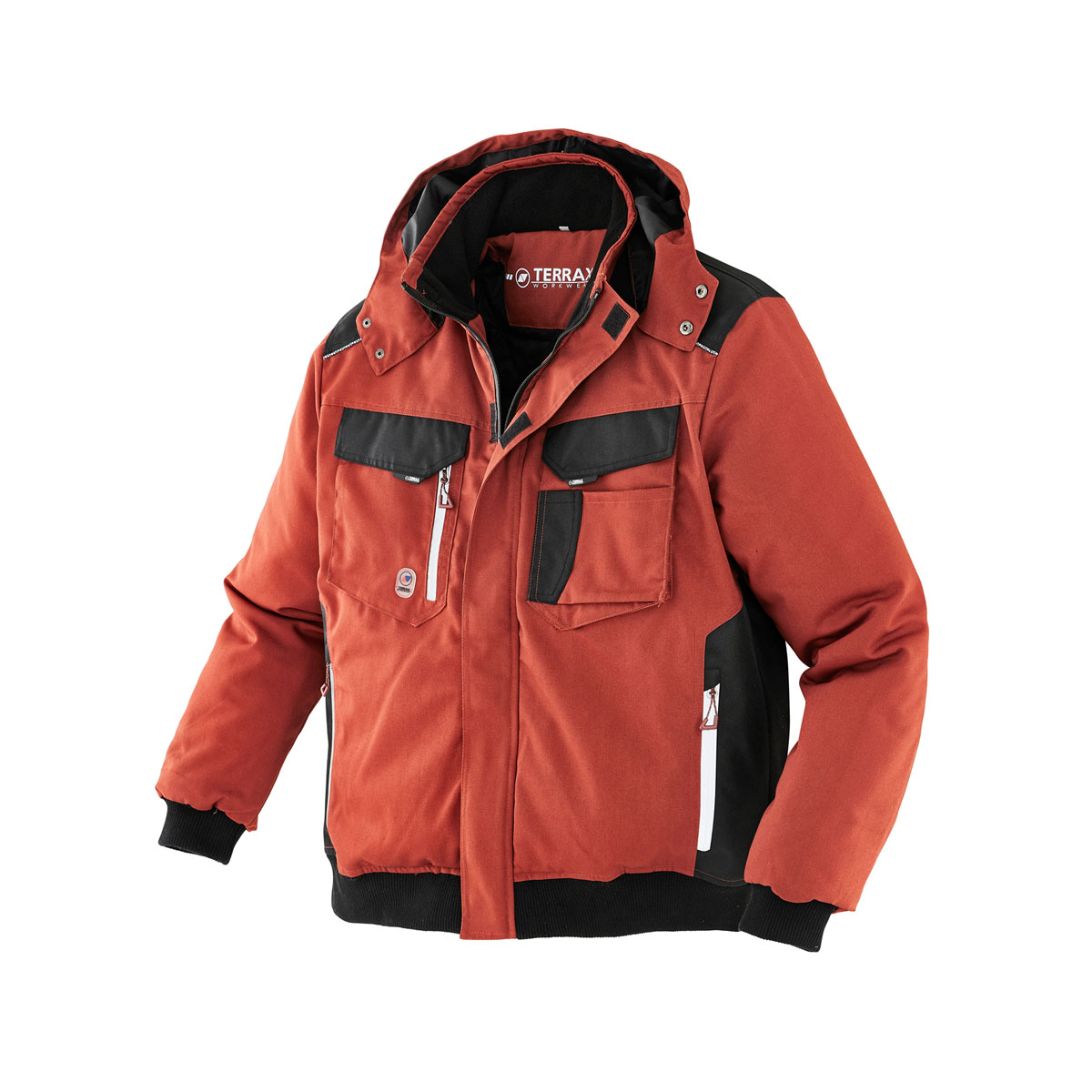 Terrax Workwear Pilotenjacke rotbraun Gr. XL