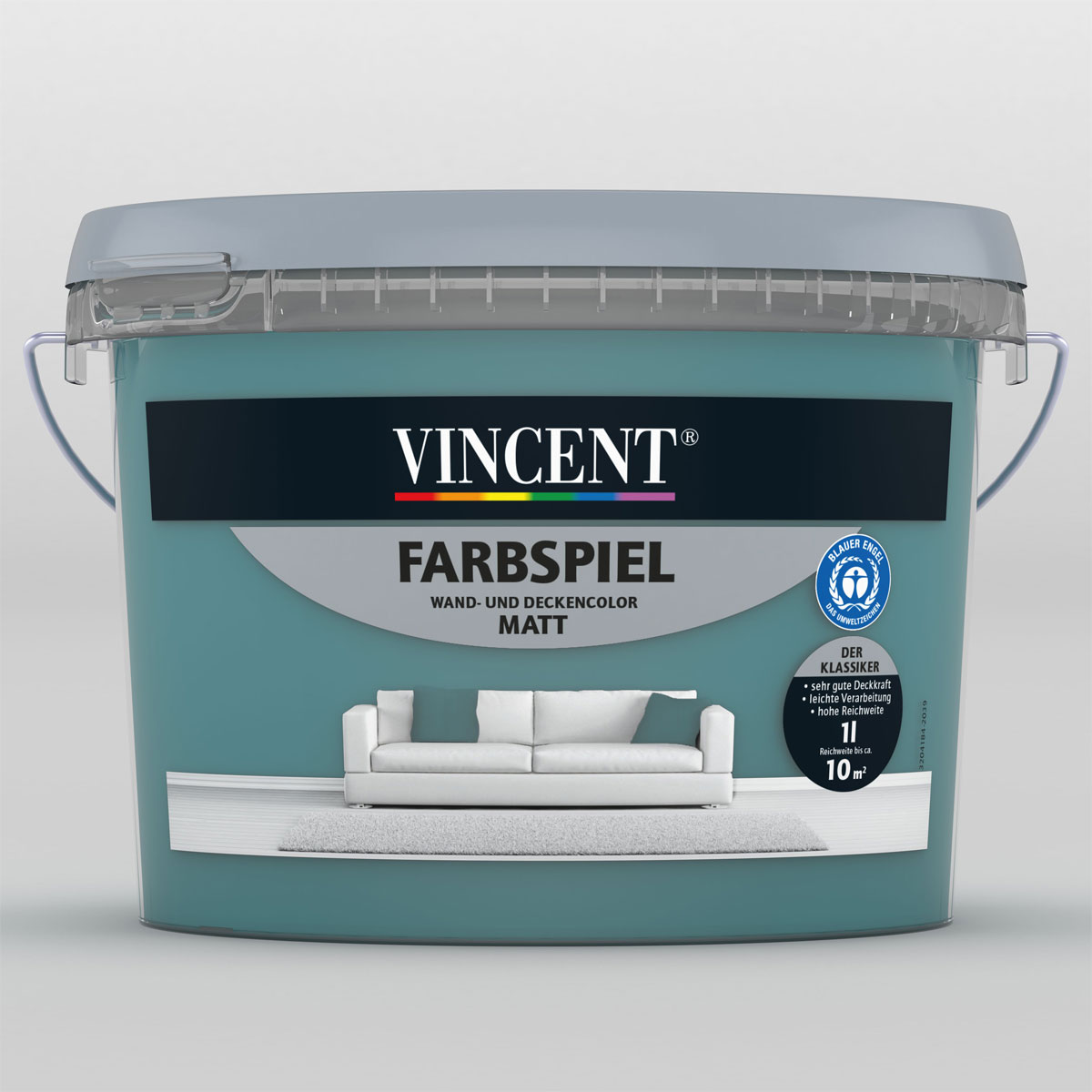 Vincent Farbspiel Opal matt 1 L