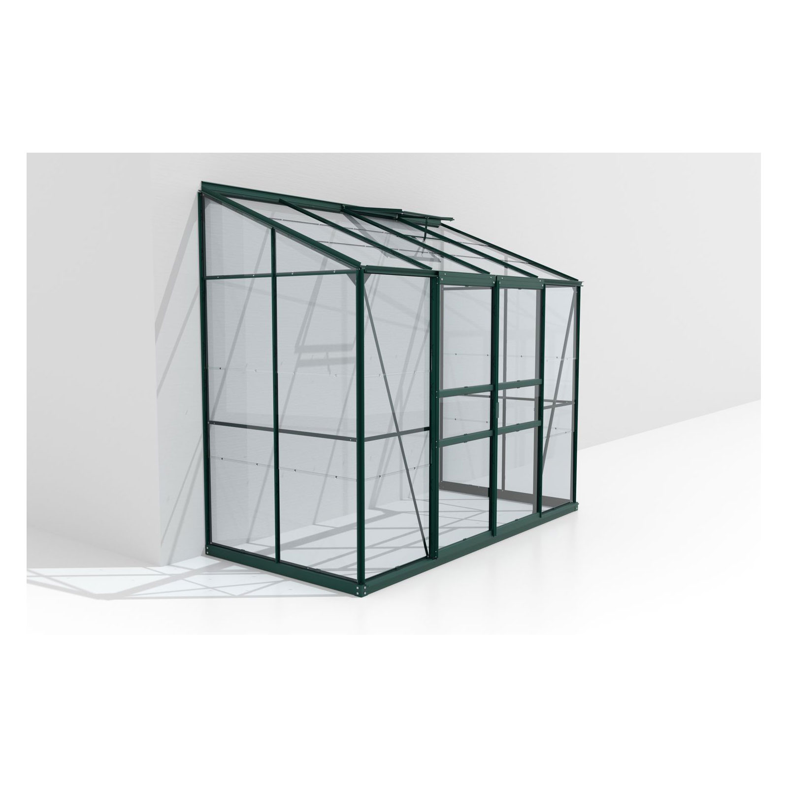 Vitavia Gewächshaus Styx 3300 3,3m² 3 mm Einscheibensicherheitsglas grün