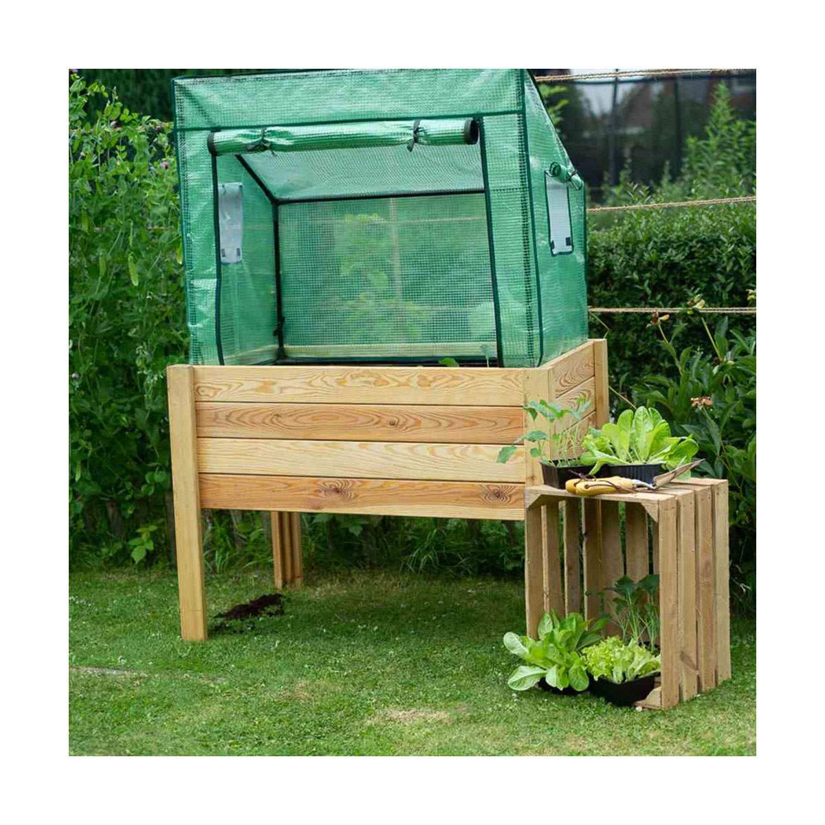 Siena Garden Gewächshaus für Hochbeet Modular Bild 3