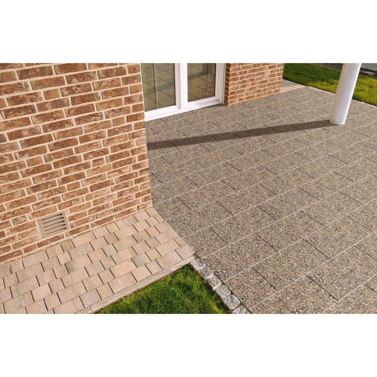 Diephaus  Waschbetonplatte 40 x 60 cm Rheinkies Bild 2