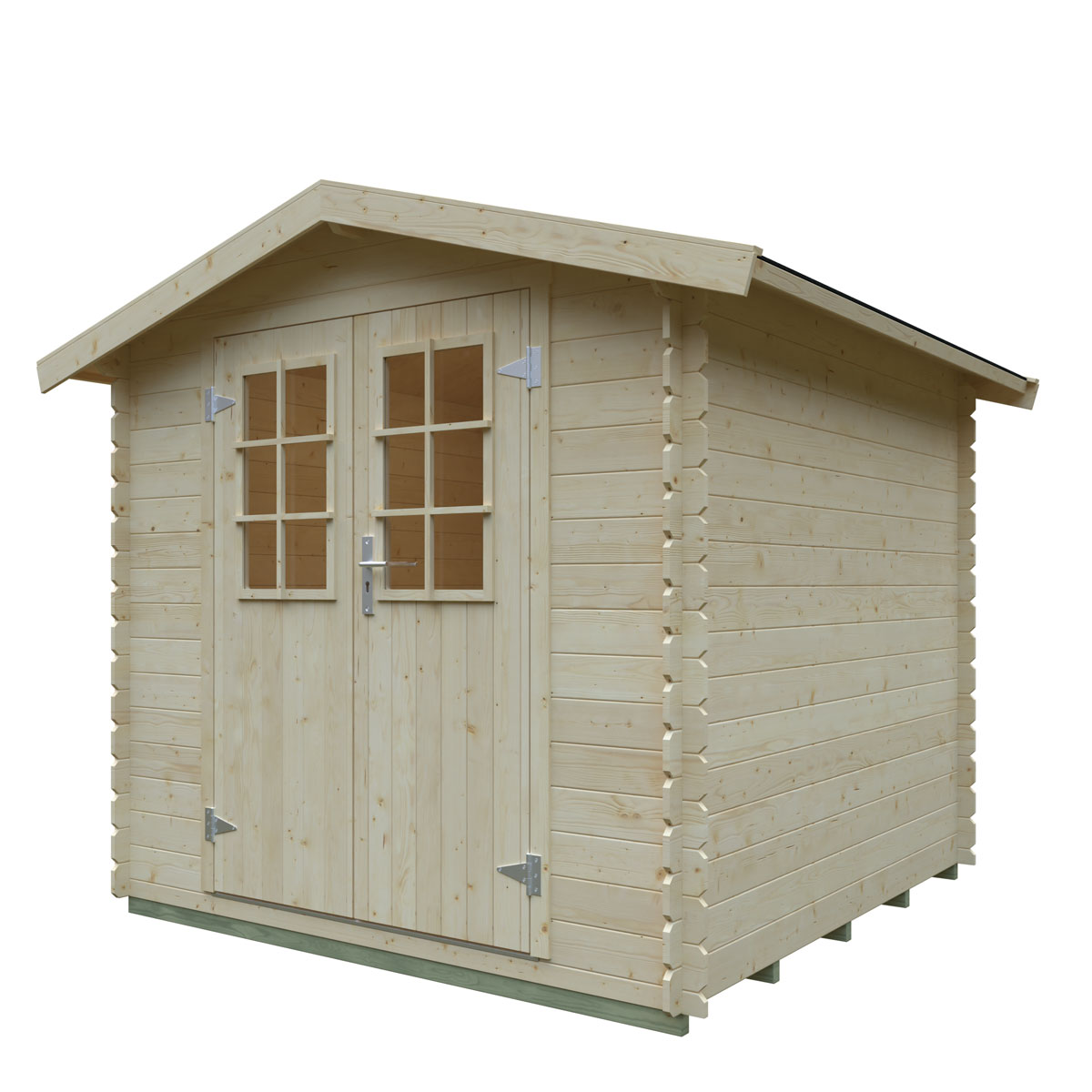 Blockbohlenhaus Köln 210 x 210 cm