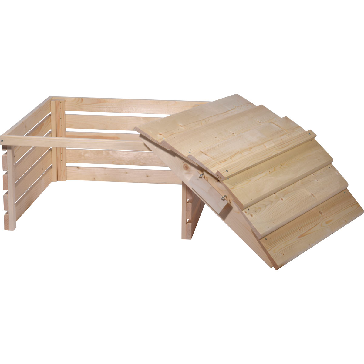 dobar Mährobotergarage 78,5 x 74 x 52,5 cm natur Bild 3