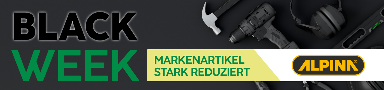 Black Friday Banner Alpina Garden