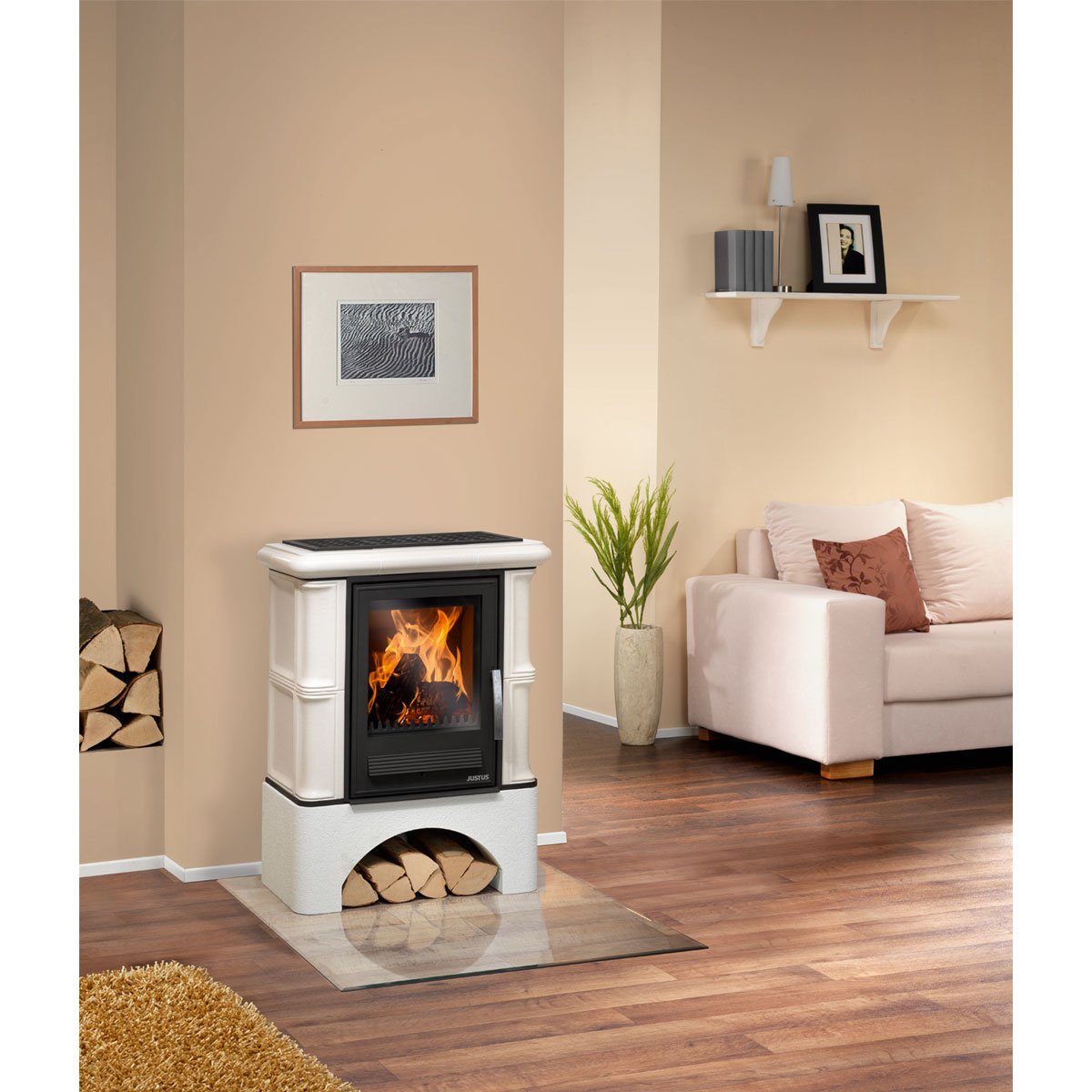 Justus Kachelofen Bavaria weiß Bild 4
