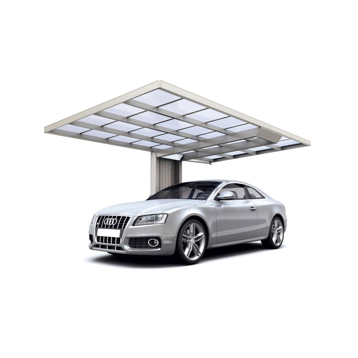 Ximax Carport Alu Neo 90 Typ 3150 Edelstahl-Look