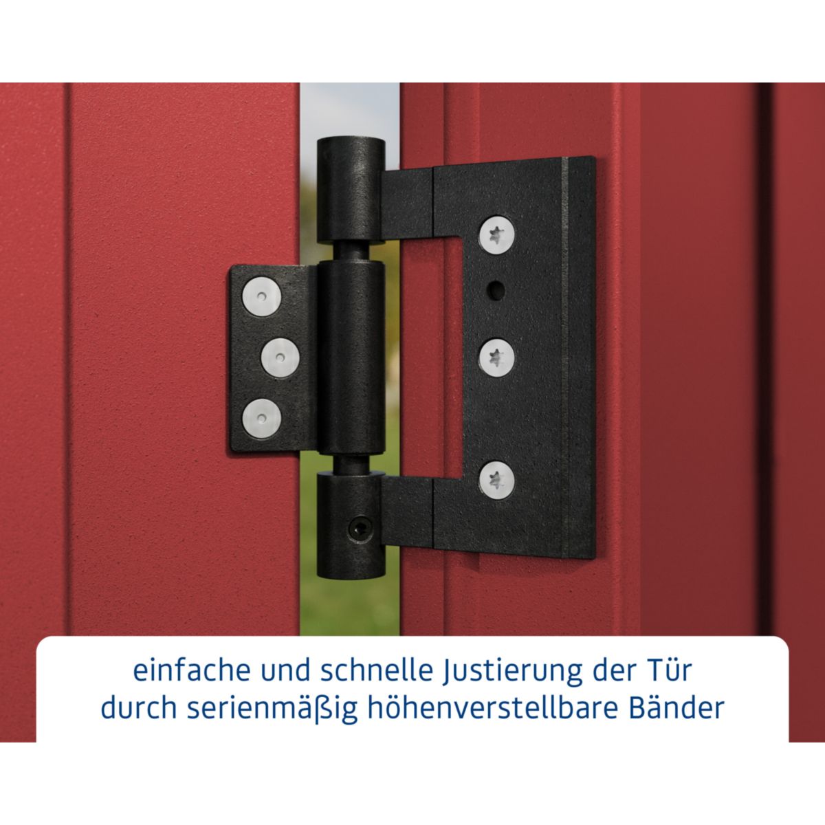 EcoStar  Gerätehaus Elegant-STyp 3RAL3004 1 flg Bild 5