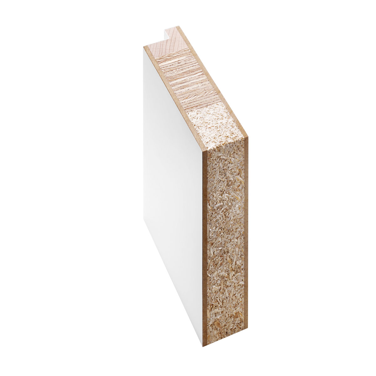 CPL-Wohnungseingangstür links weiß 86 x 198,5 cm Bild 6