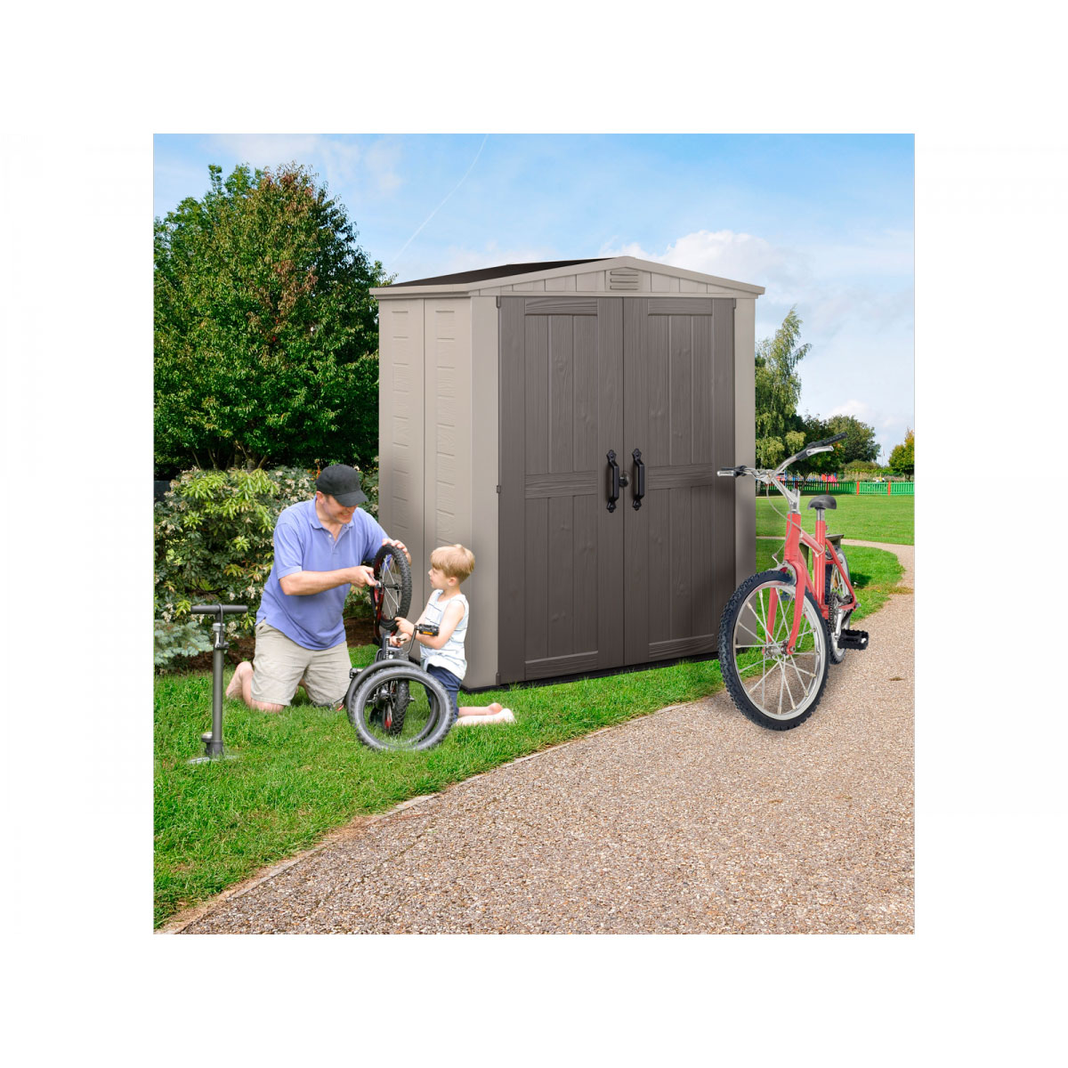 Keter Kunststoffgerätehaus Factor 6 x 3 Bild 3