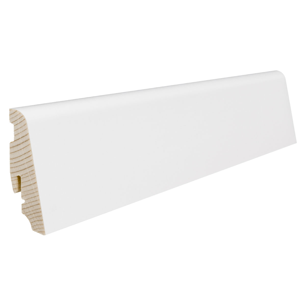 Living by Haro Sockelleiste Marmor weiss wasserfest foliert 19 x 58 x 2200 mm