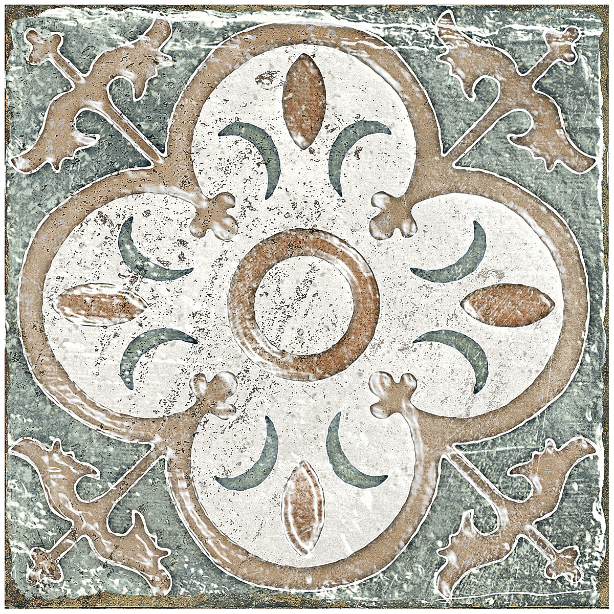 Feinsteinzeug Marrakesh Beige glasiert matt 20 x 20 x 1 cm Bild 5