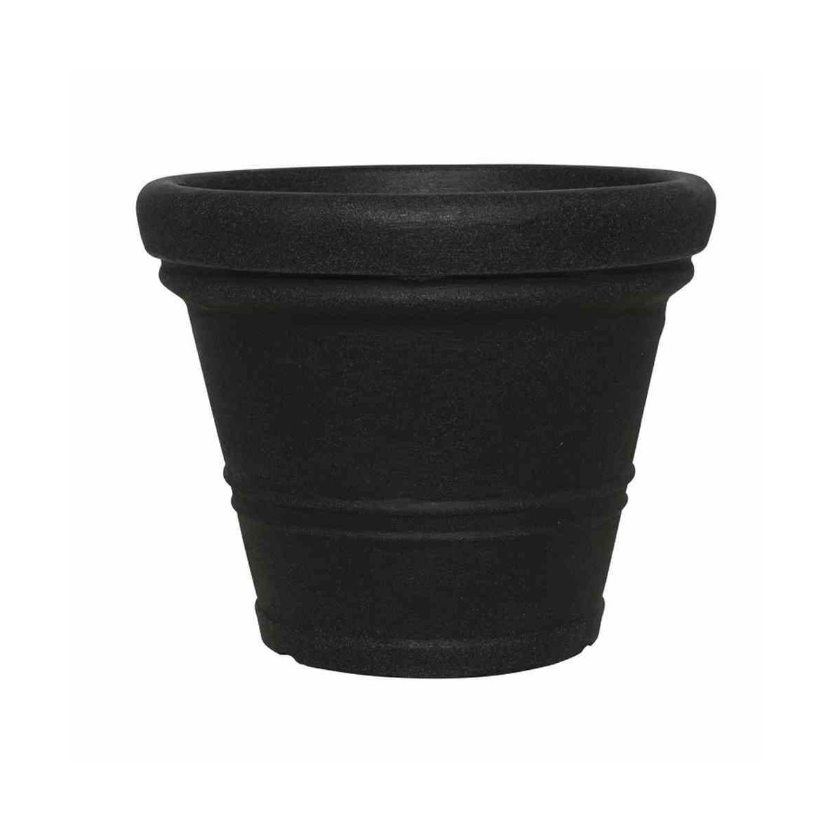 Siena Garden Gefäß Amalia Durchmesser 40 x 32 cm schwarz-granit