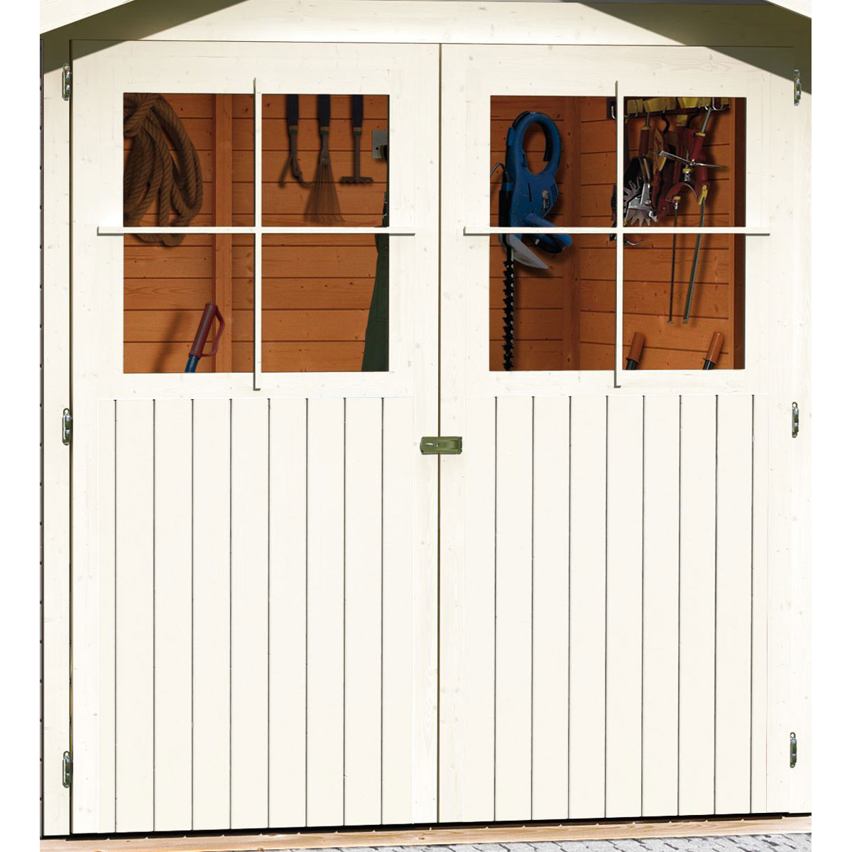 Karibu Gartenhaus Glücksburg 2 terragrau Bild 9