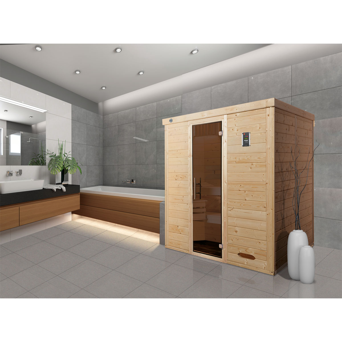 Weka Design-Sauna „Kemi 3“, GT Bild 2
