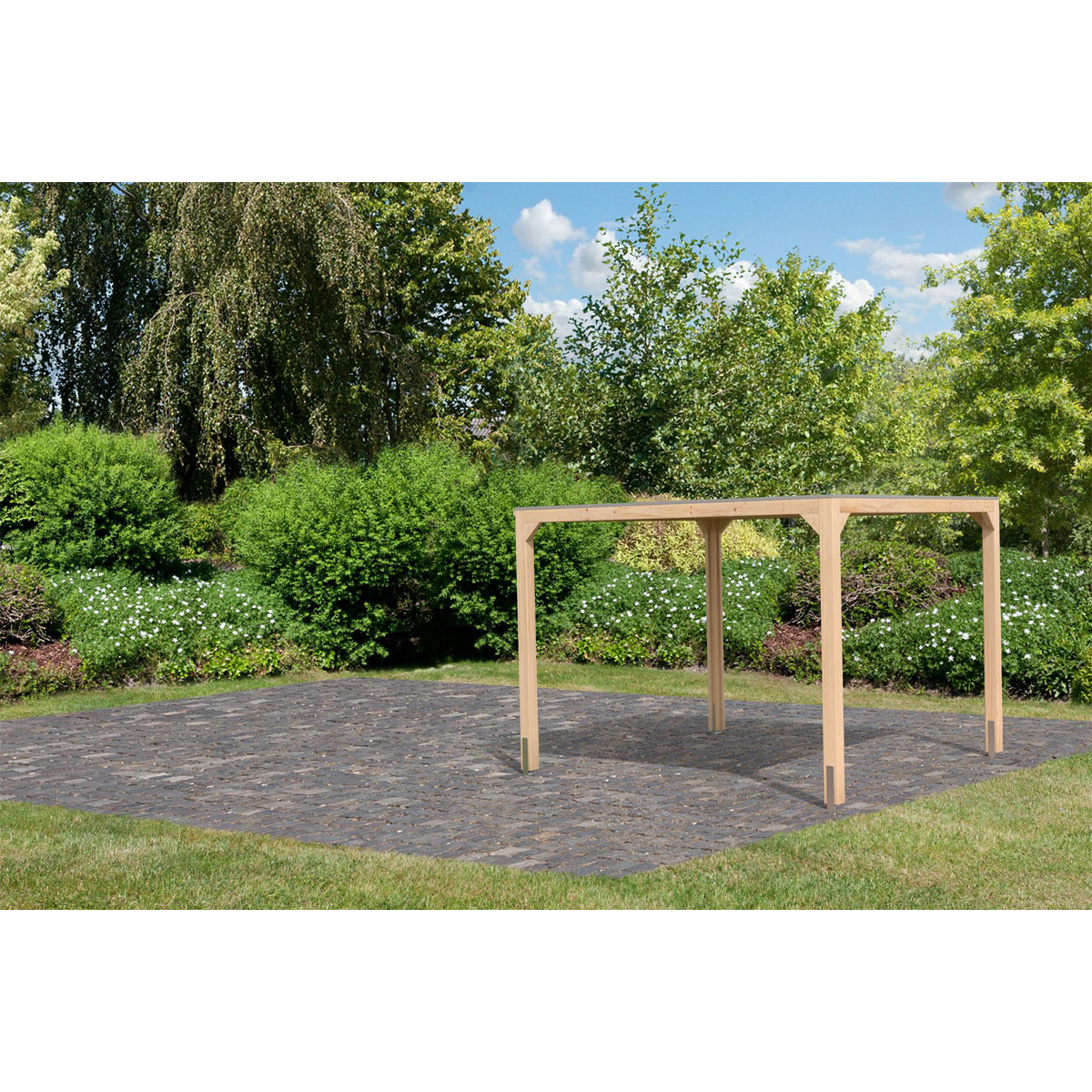 Karibu Cubus Pavillon naturbelassen Bild 4