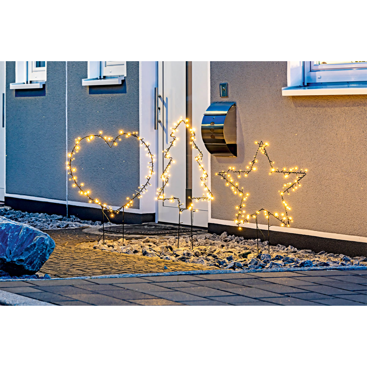 Ambientis Gartenstecker Stern 100 LEDs Außen batteriebetrieben Bild 5