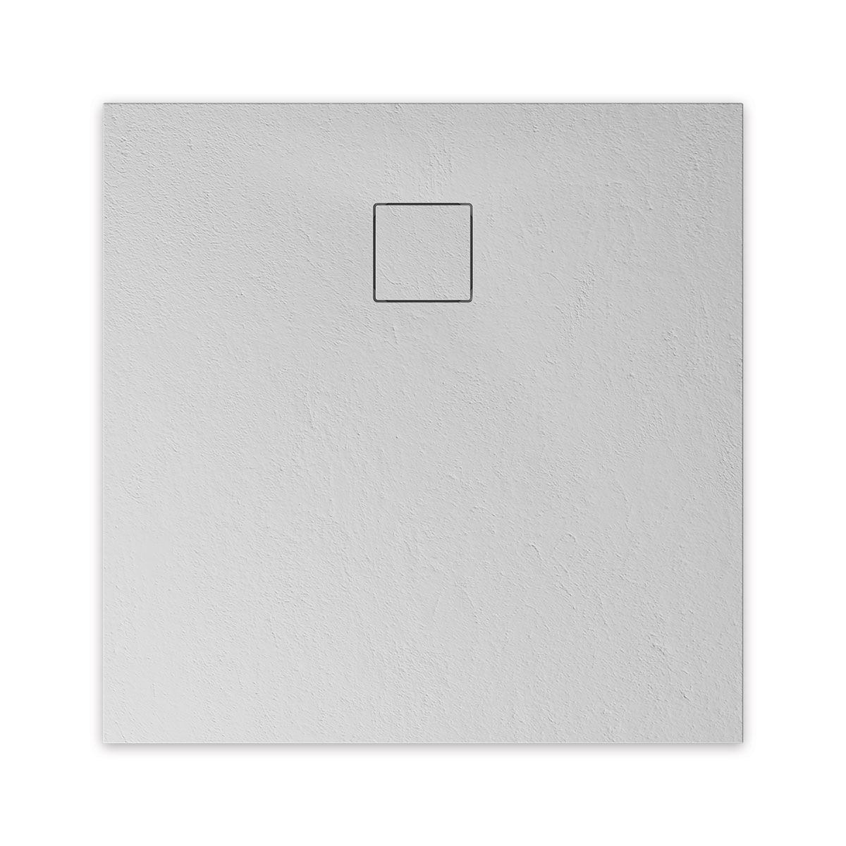 Mineralgruss-Duschwanne Modern Line Steinoptik, Weiß, 900 / 1200 mm