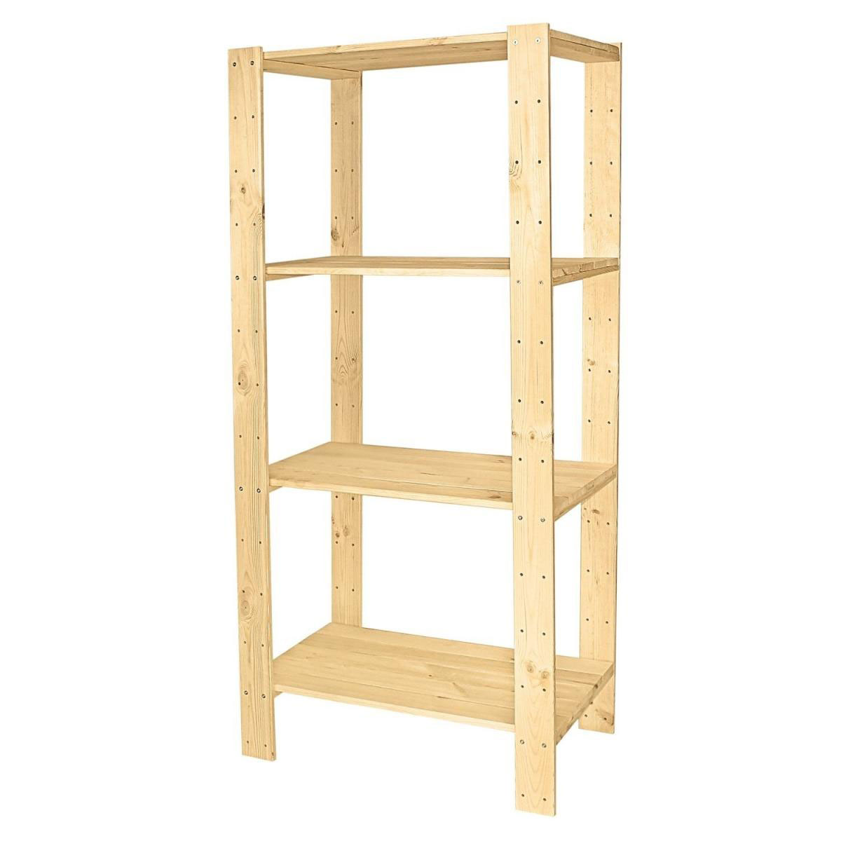 MyTool Schraubregal Holz-Schwerlastregal 174 x 80 x 50 cm