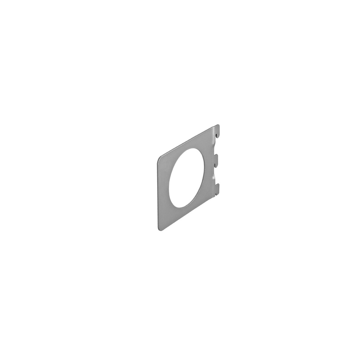 Dolle Bücherbügel für Wandschiene 142 x 118 mm silber