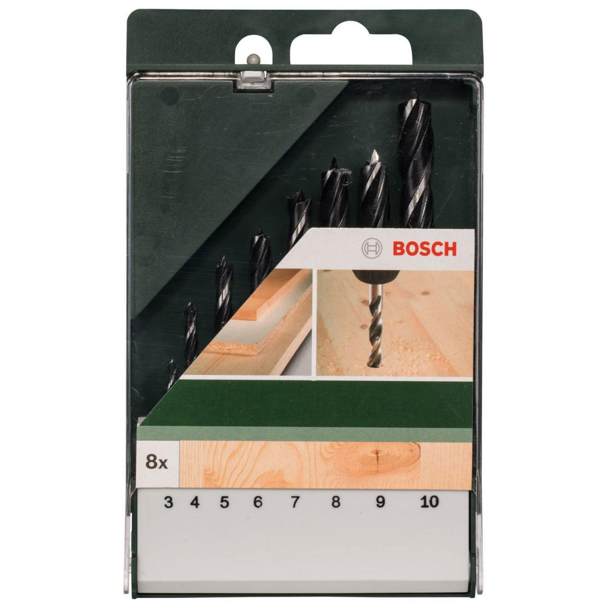 Bosch  DIY Holzspiralbohrer-Set 3-4-5-6-7-8-9-10 mm Bild 2