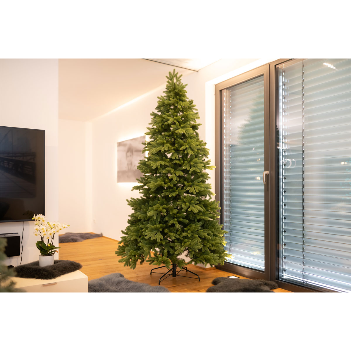 Künstlicher Weihnachtsbaum Roswell Kiefer 210 cm Grün Bild 2