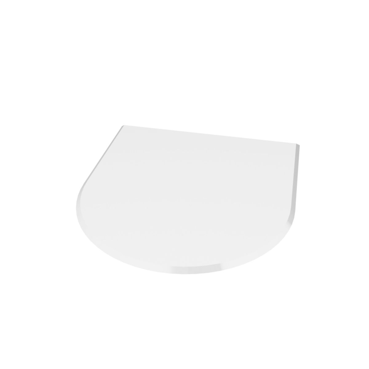 Glasbodenplatte Rundbogen 120 x 100 cm