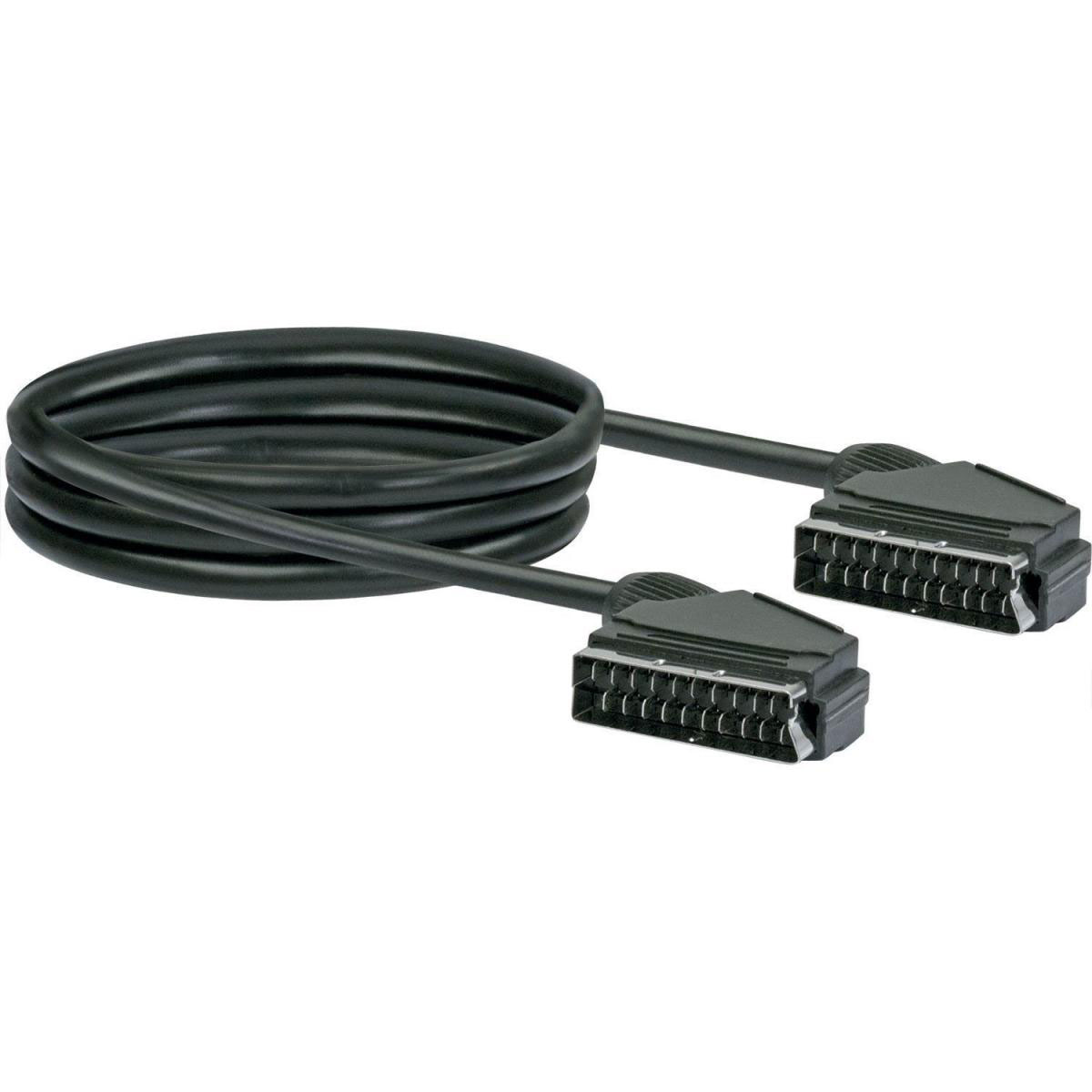 Schwaiger SCART-Anschlusskabel 1,5 m Durchmesser 6,8 mm 21-polig