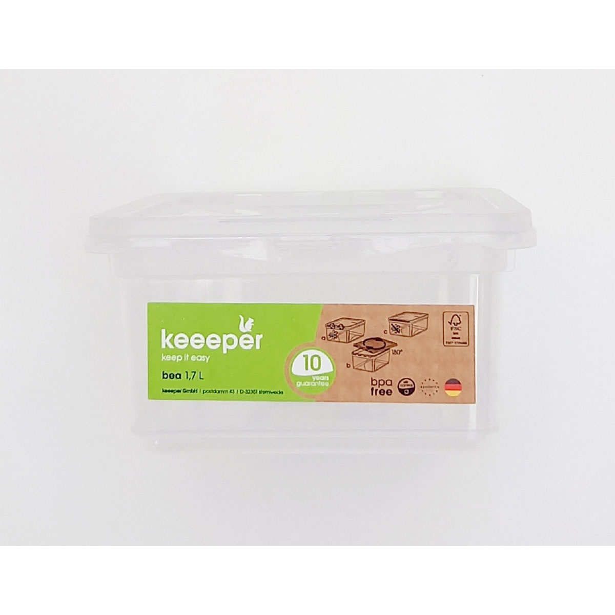 keeeper Aufbewahrungsbox Bea 19,5 x 8,5 x 16,5 cm 1,7 L Bild 4