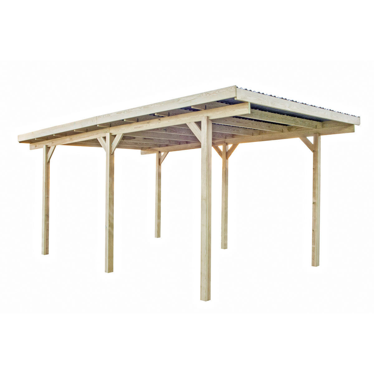 Carport mit Abdeckung 3,04 x 2,29 x 5 m Bild 1