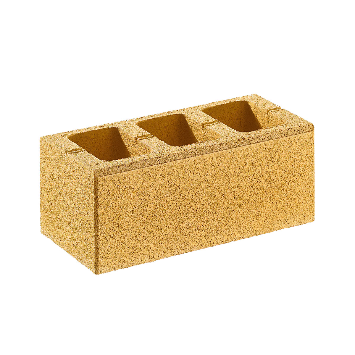 Lusit Gartenstein Bellamur Mini Vollstein 40 x 20 x 16,5 cm sand-gelb