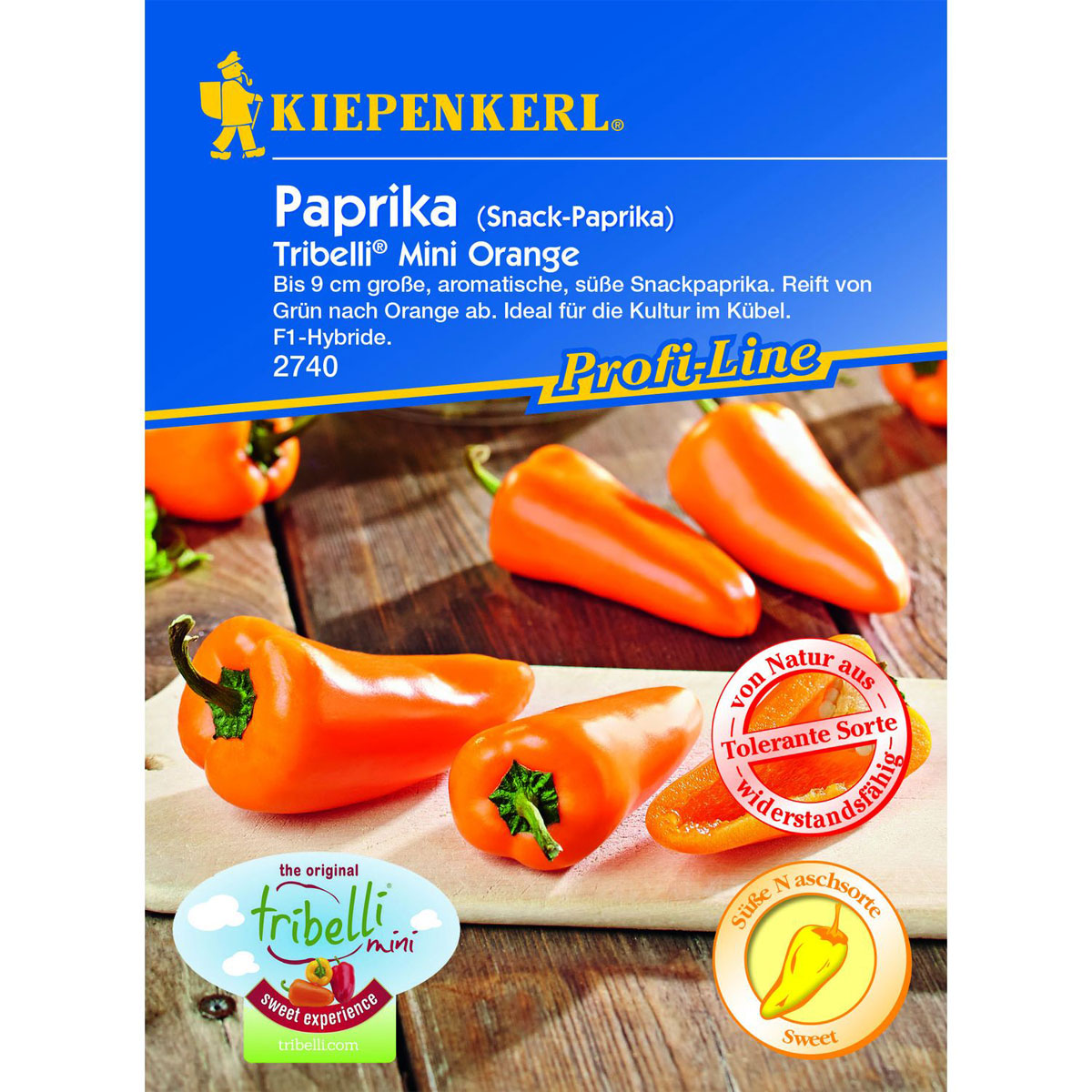 Kiepenkerl Paprika Tribelli Mini orange