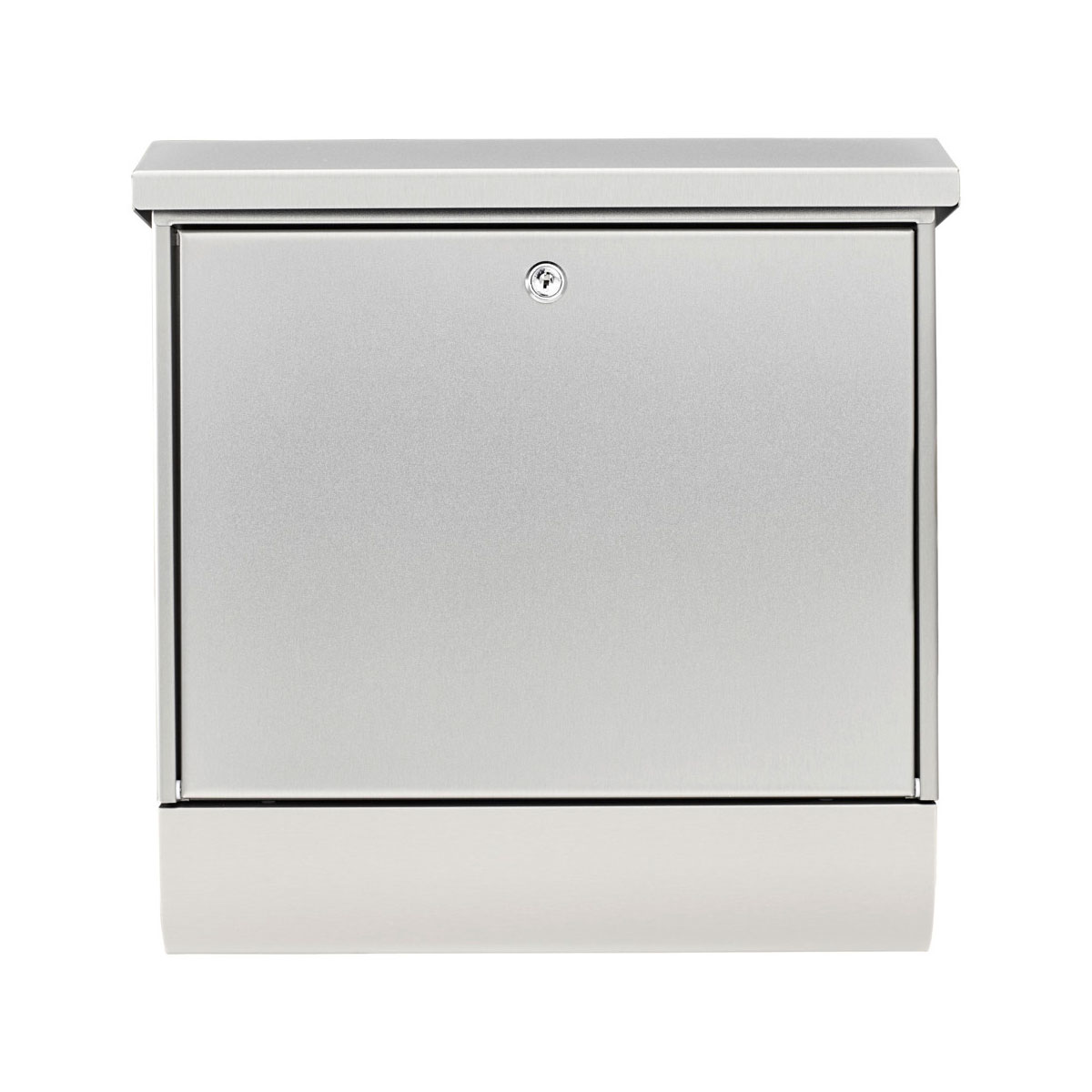 Burg Wächter Briefkasten Inoxstar 4710 mit Zeitungsfach silber Bild 1