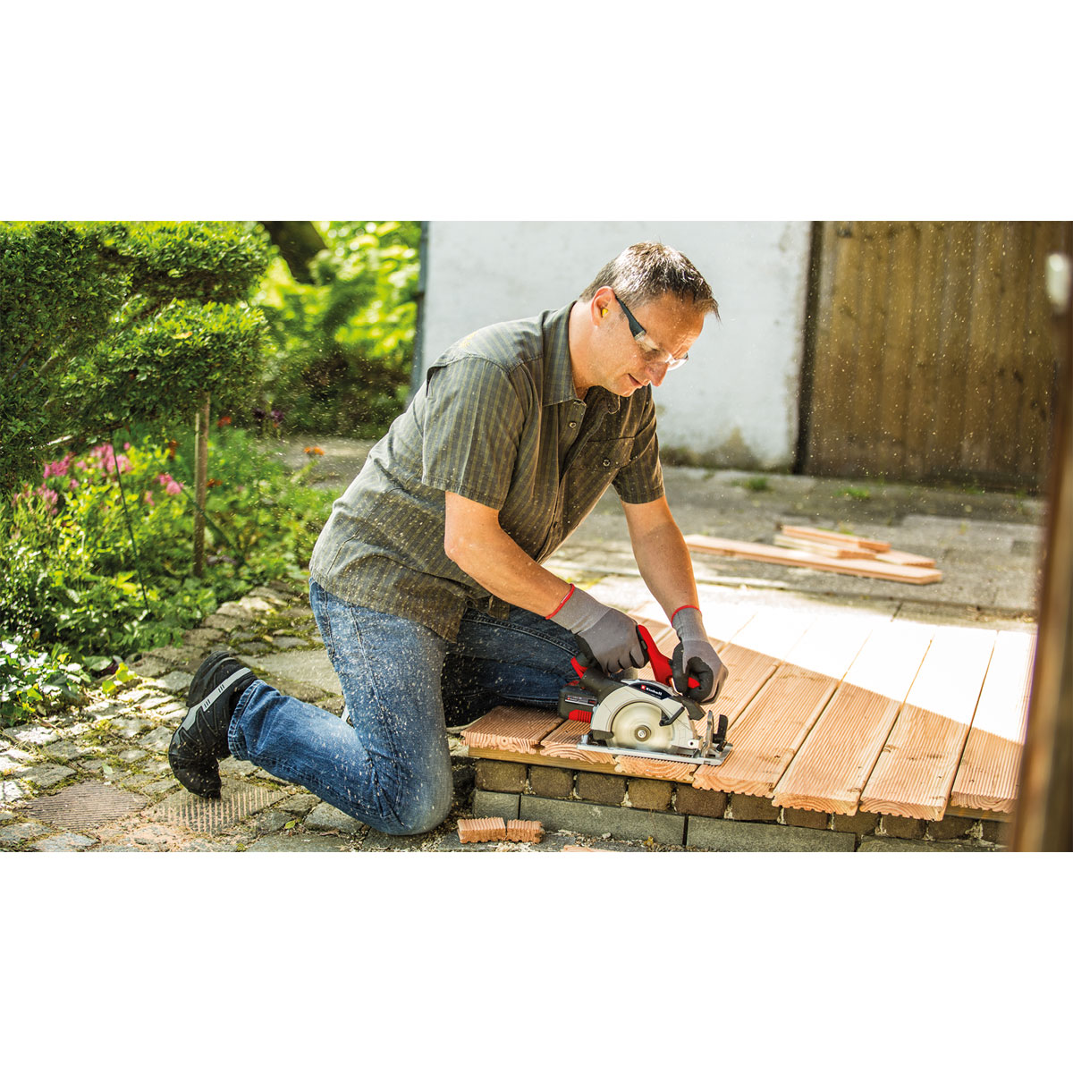 Einhell Akku-Handkreissge TE-CS 18/165-1 Li - Solo Bild 2