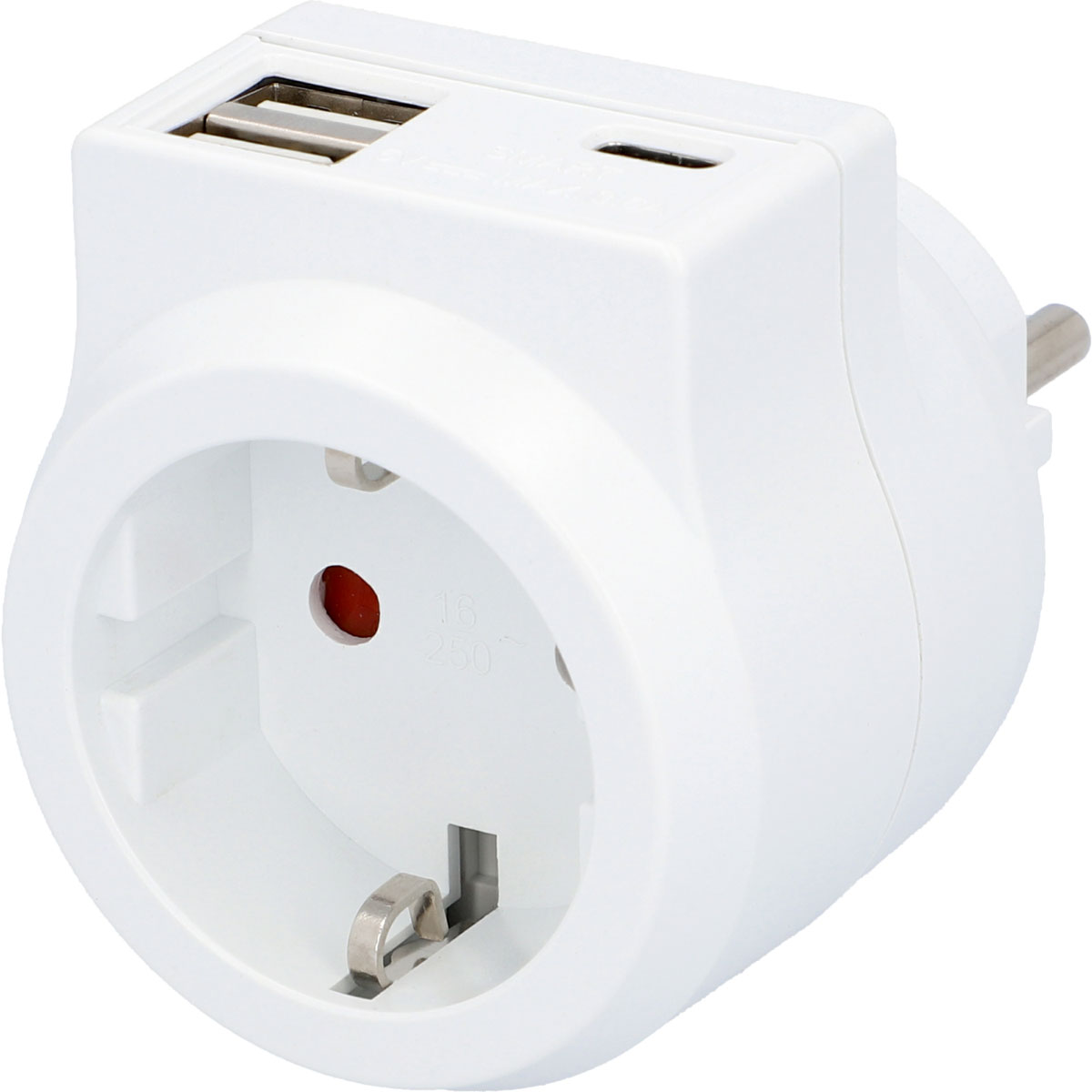 Zwischenstecker USB weiß