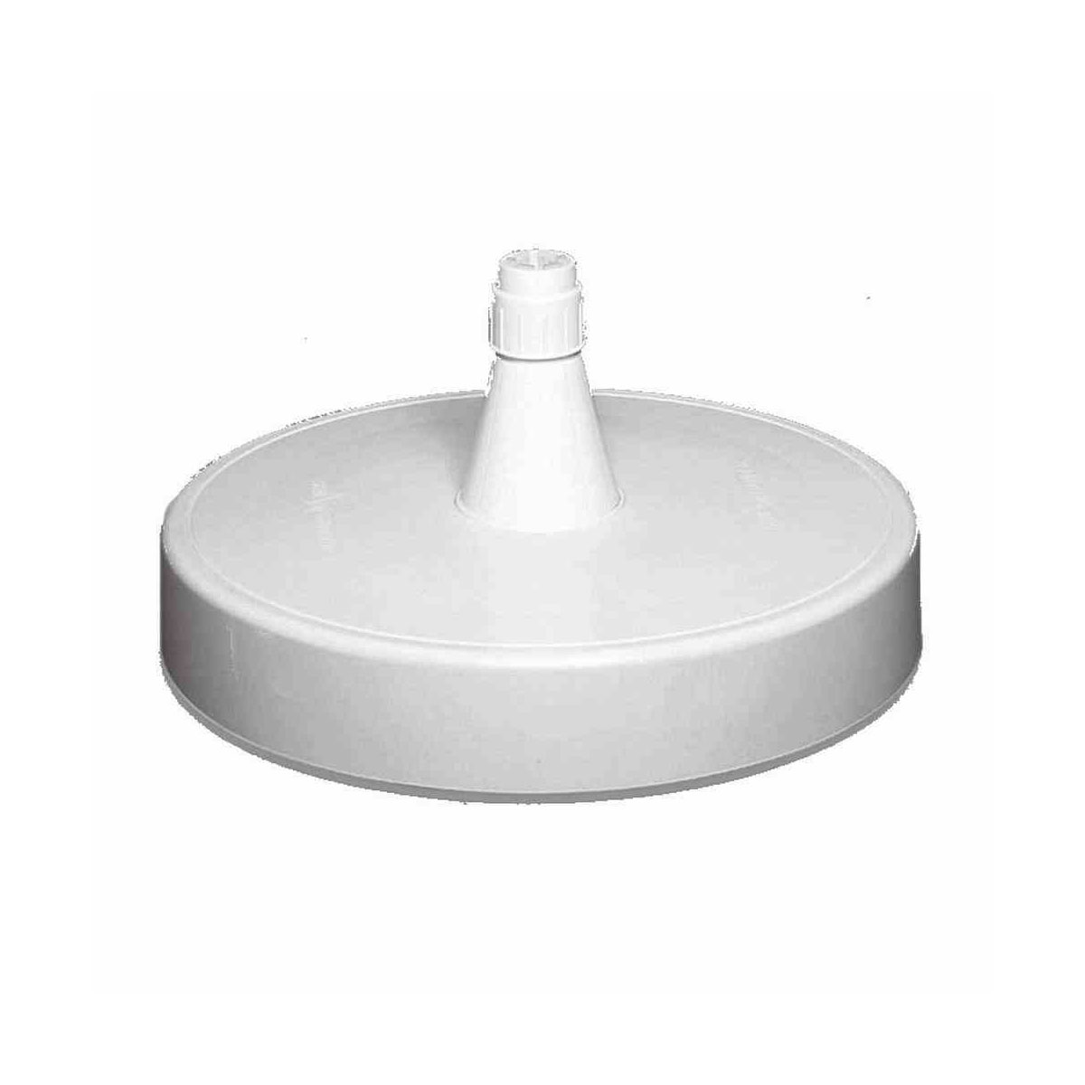 Schirmständer Easy Sun 150 kg Durchmesser 85 cm weiß für Schirmstock- Durchmesser 40-70 mm